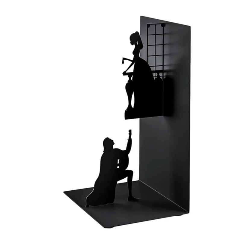 Sujetador de libros decorativo
