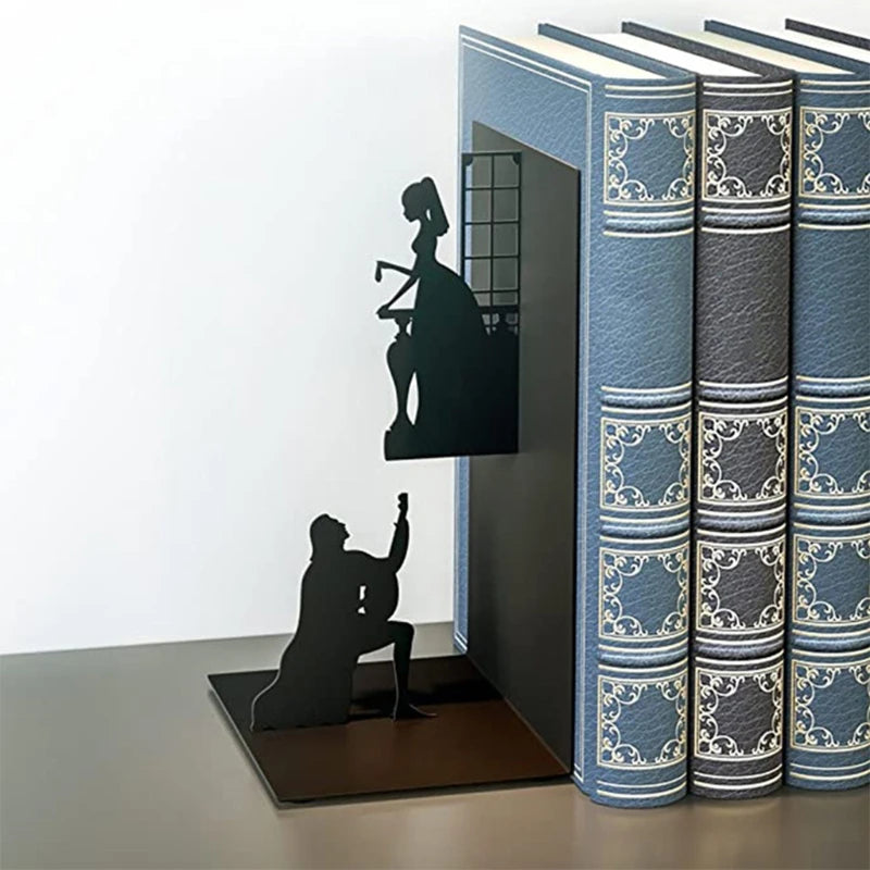 Sujetador de libros decorativo