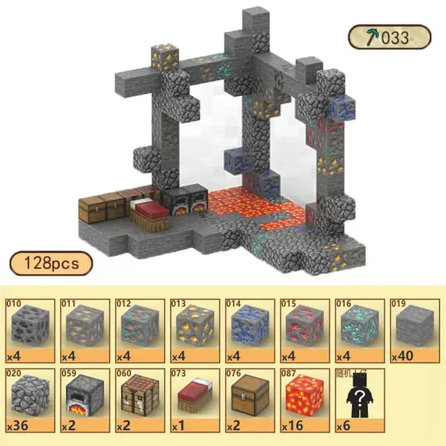 Bloques de construcción magneticos Minecraft