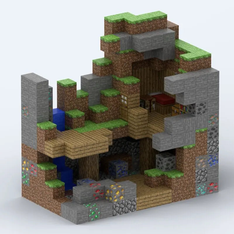 Bloques de construcción magneticos Minecraft