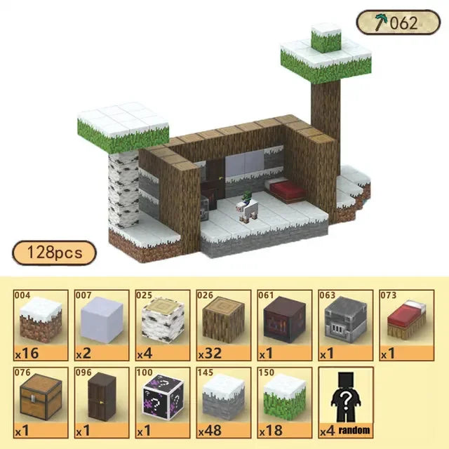Bloques de construcción magneticos Minecraft
