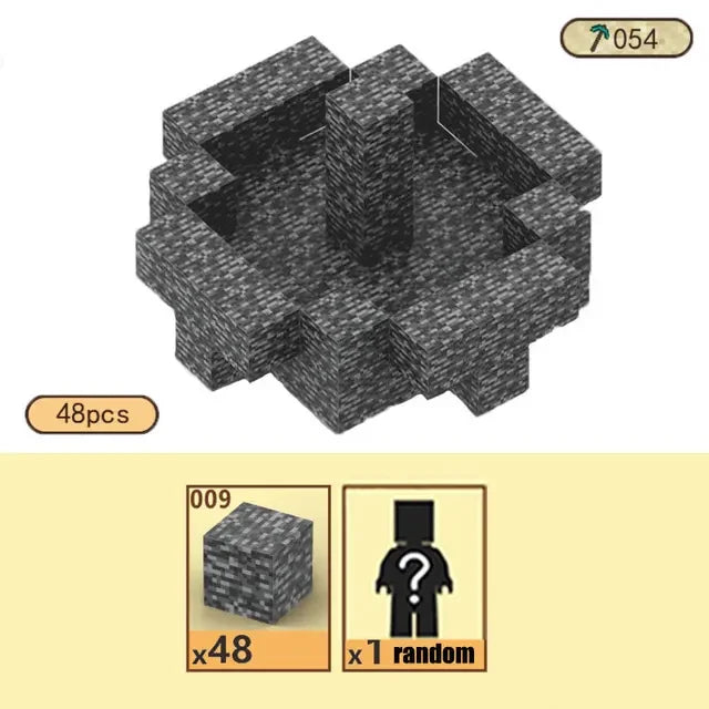 Bloques de construcción magneticos Minecraft