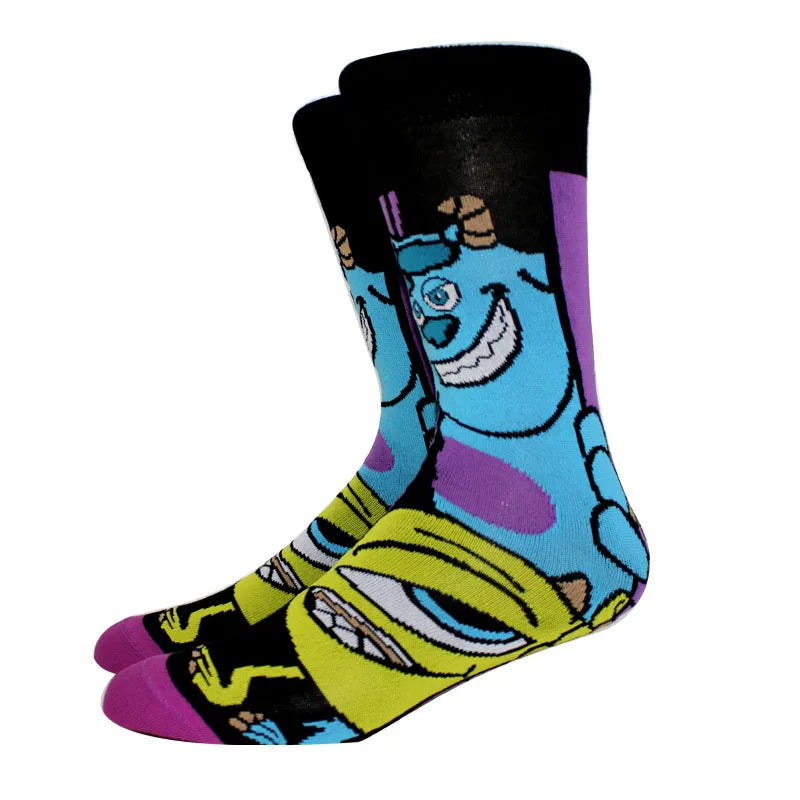 Calcetines de algodon diseño caricaturas