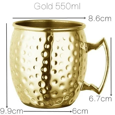 Mug metálico para bebidas frías