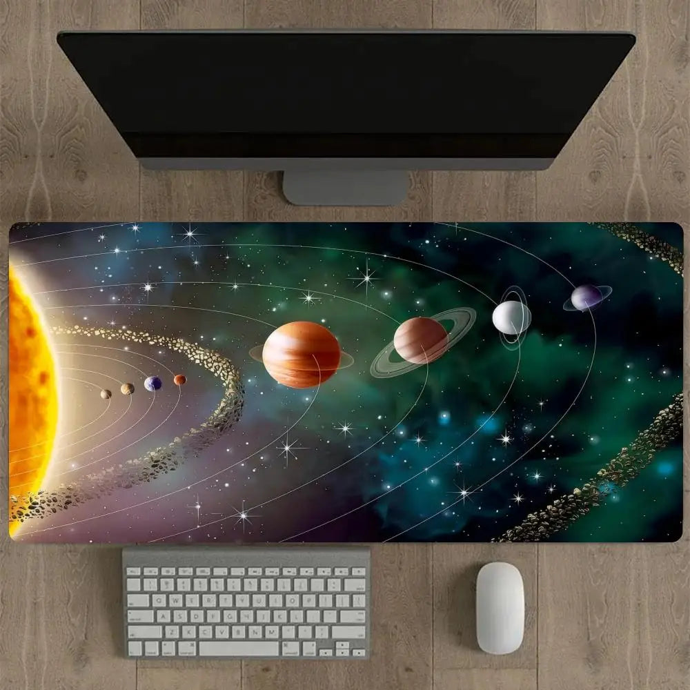 Mat grande para escritorio universo
