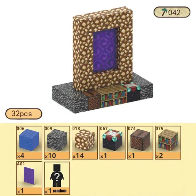 Bloques de construcción magneticos Minecraft