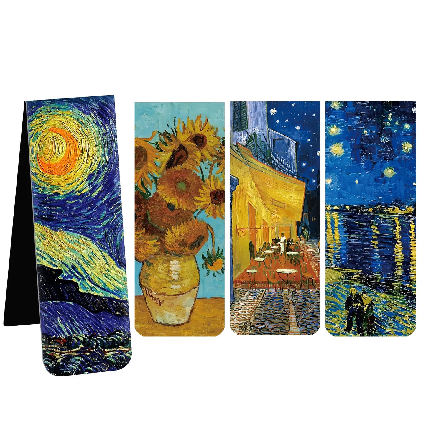 Set 4 marcapaginas magnetico