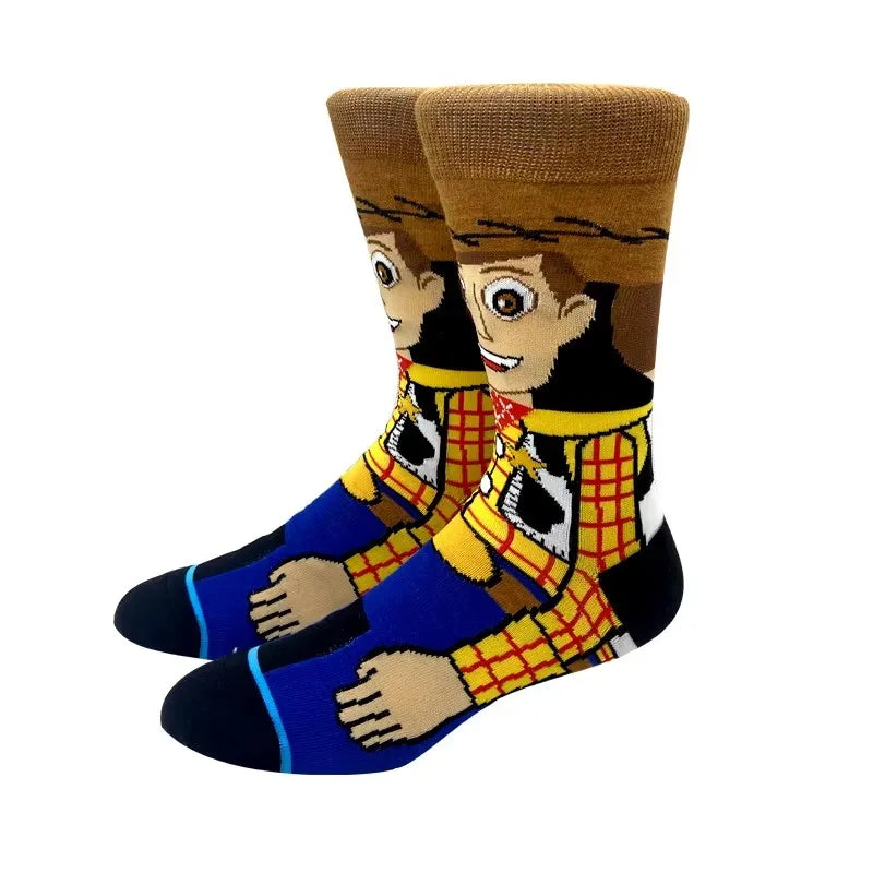 Calcetines de algodon diseño caricaturas