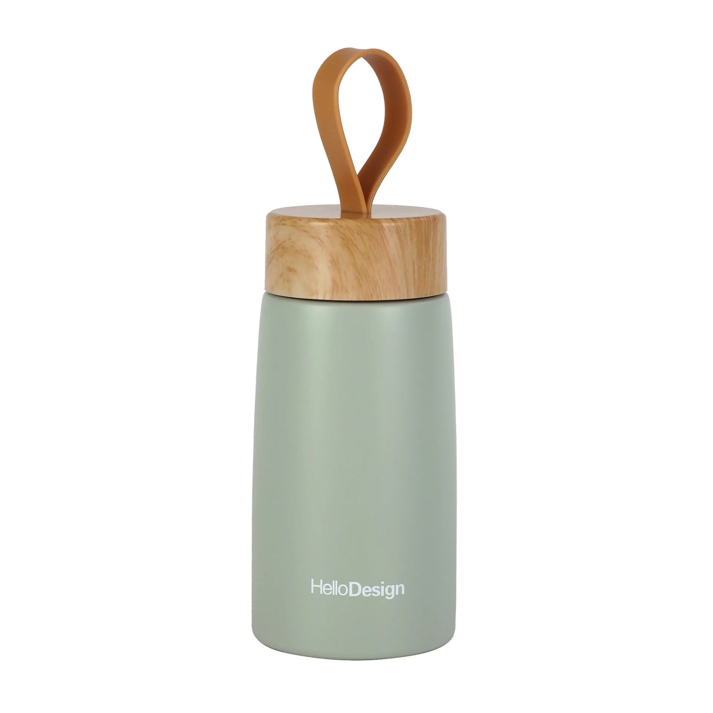 Botella termica tapa madera