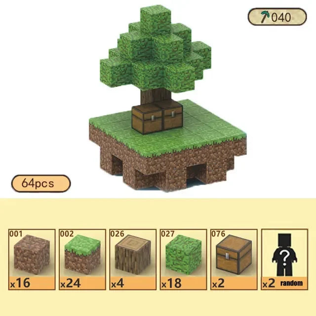Bloques de construcción magneticos Minecraft