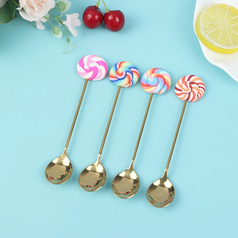 Set 4 piezas cubiertos para postre