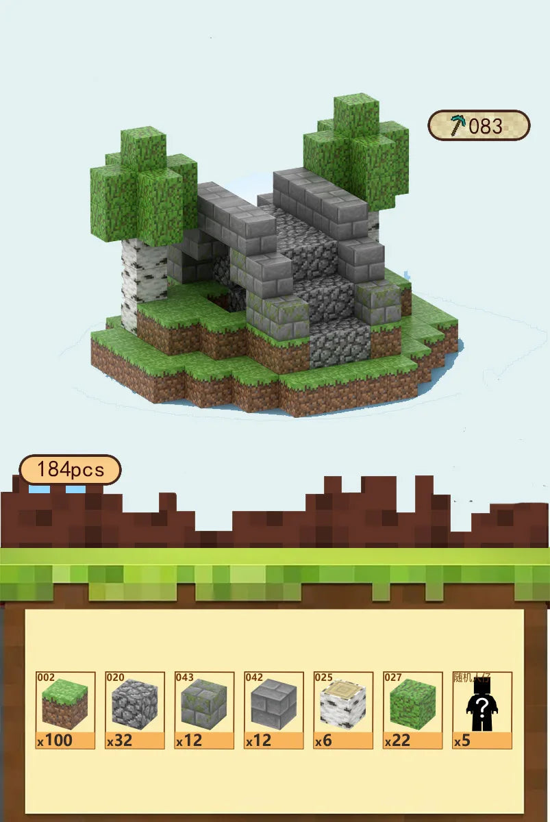 Bloques de construcción magneticos Minecraft