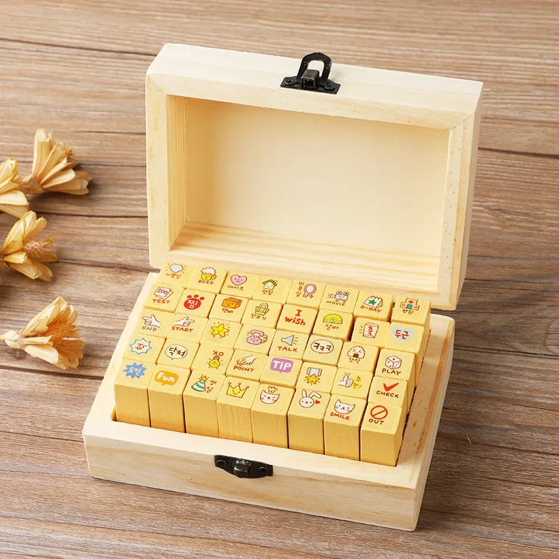 Set de timbres de goma