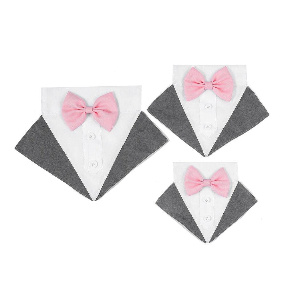 corbata perro elegante matrimonio formal tamaños