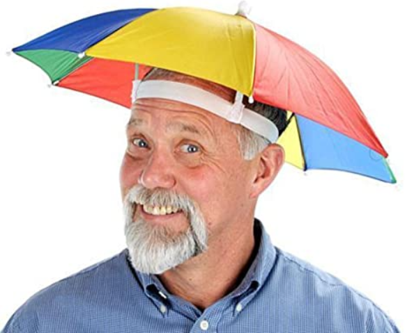 Paraguas de cabeza 