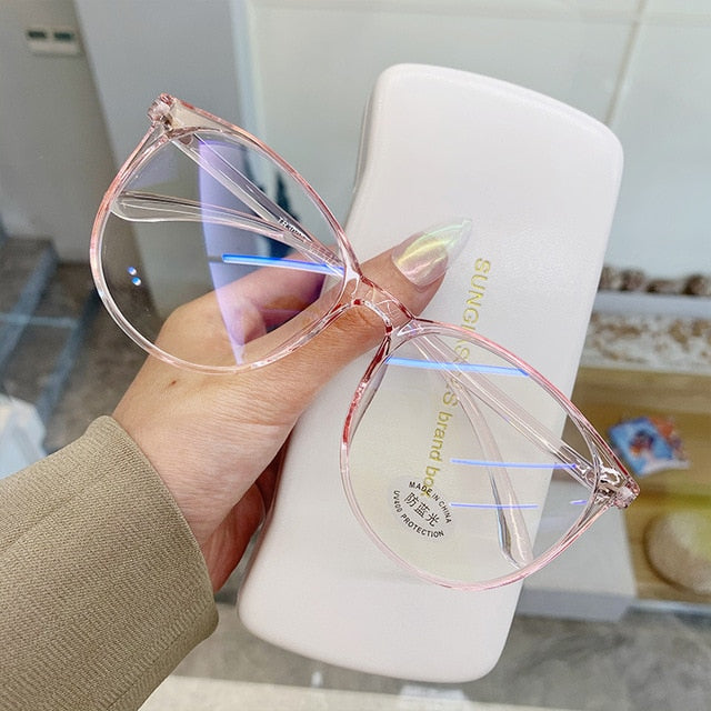 lentes filtro luz azul rosado