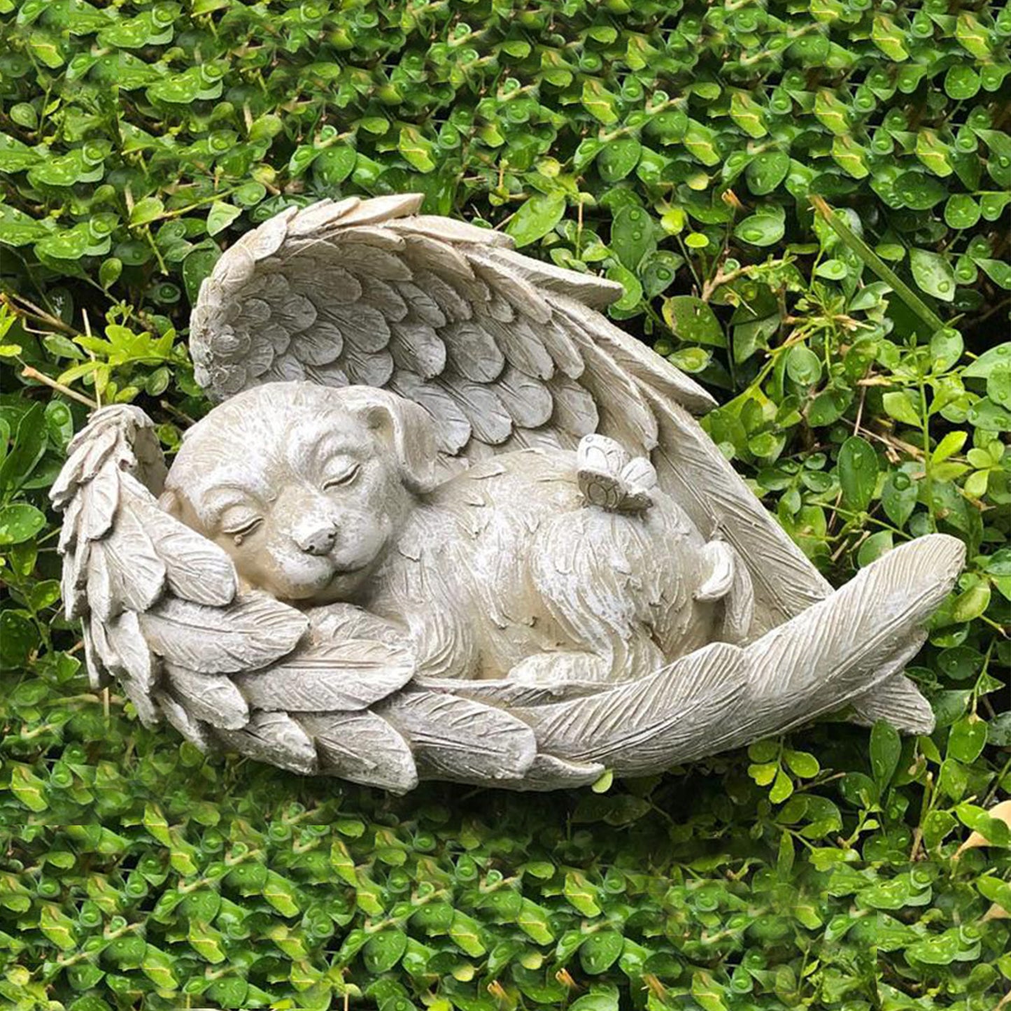 escultura gato perro muerto fallecido cachorro