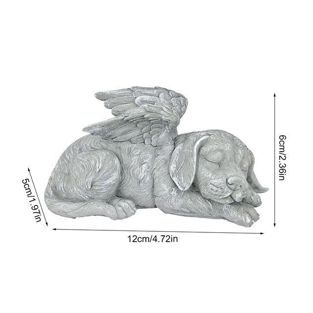 escultura gato perro muerto fallecido perro