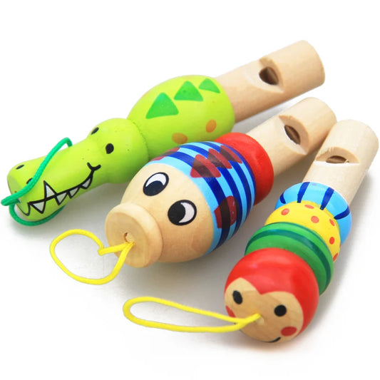 Silbato de madera para niño