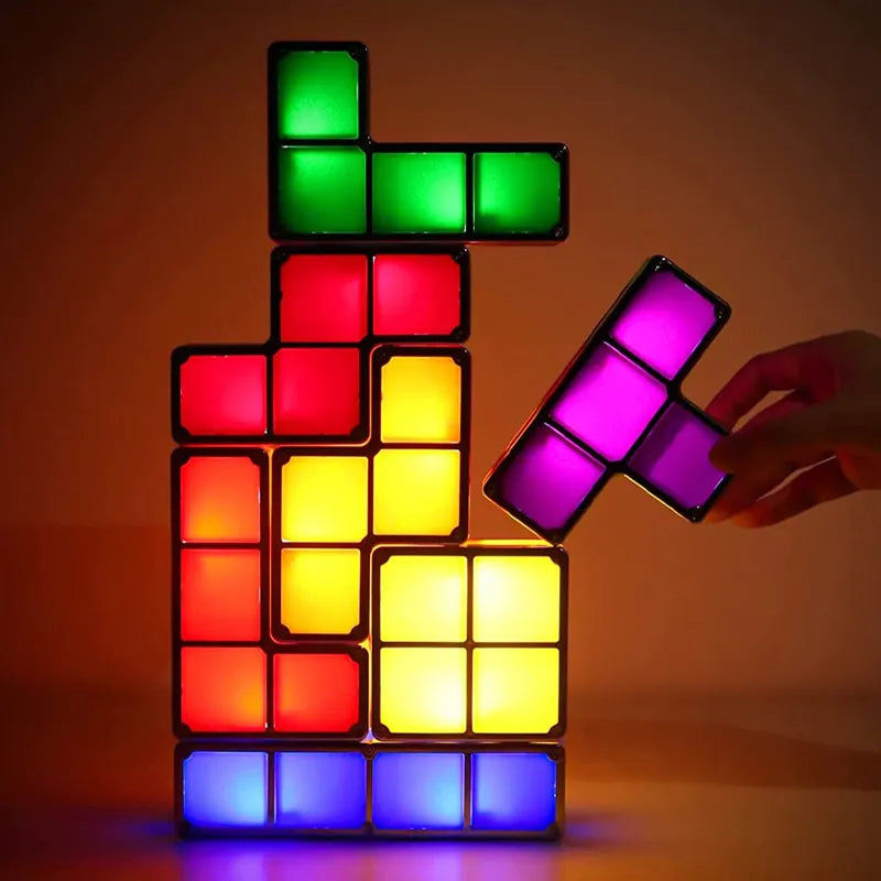 Lampara de Tetris armable