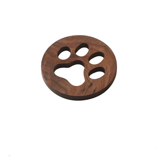 Tabla de madera natural con diseño petlover