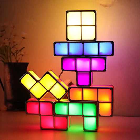 Lampara de Tetris armable