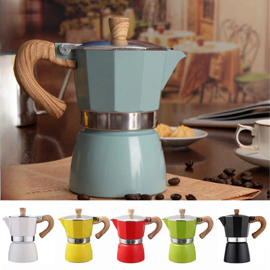 Cafetera italiana varios colores 150ml/300ml