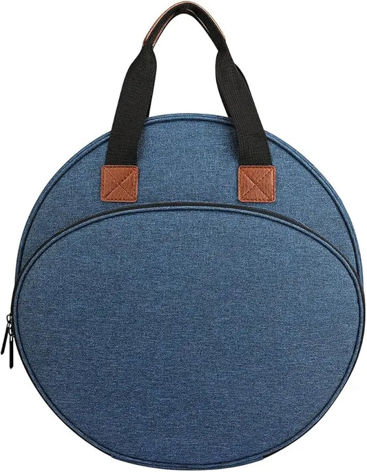 Bolso redondo para herramientas de bordado
