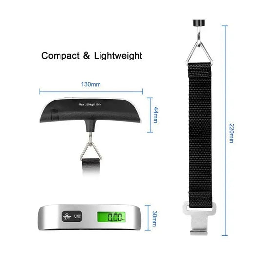 Pesa digital portatil LCD 50kg