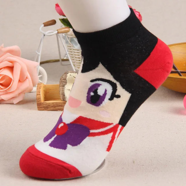 Set calcetines de algodón mujer diseño Sailor Moon