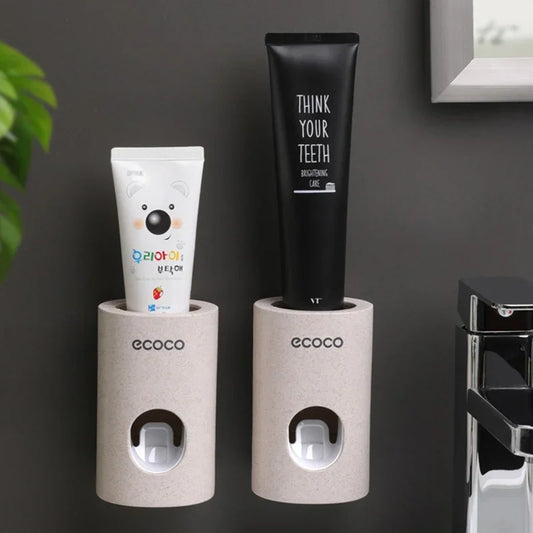 Dispensador automatico para pasta de dientes