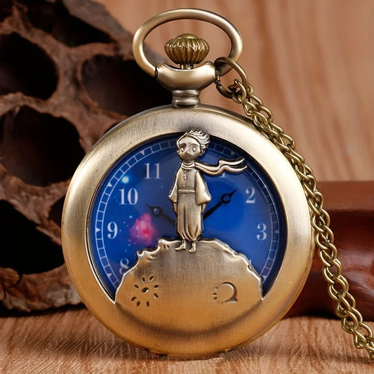 Reloj de bolsillo estilo vintage El Principito