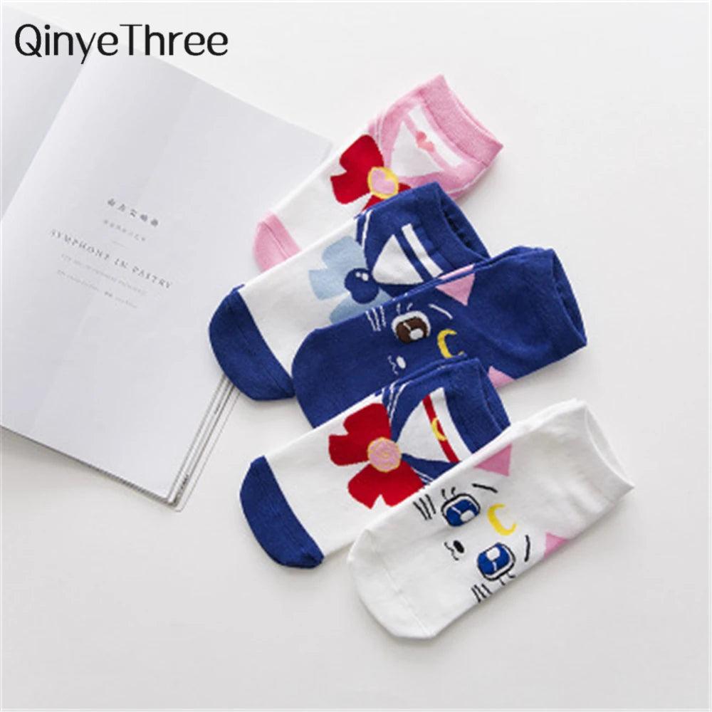 Set calcetines de algodón mujer diseño Sailor Moon