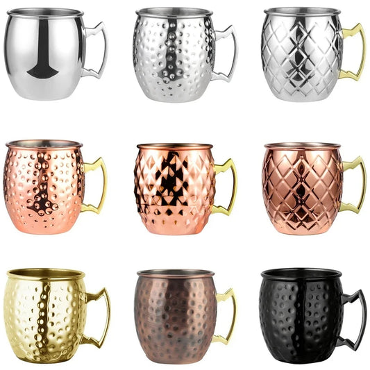 Mug metálico para bebidas frías