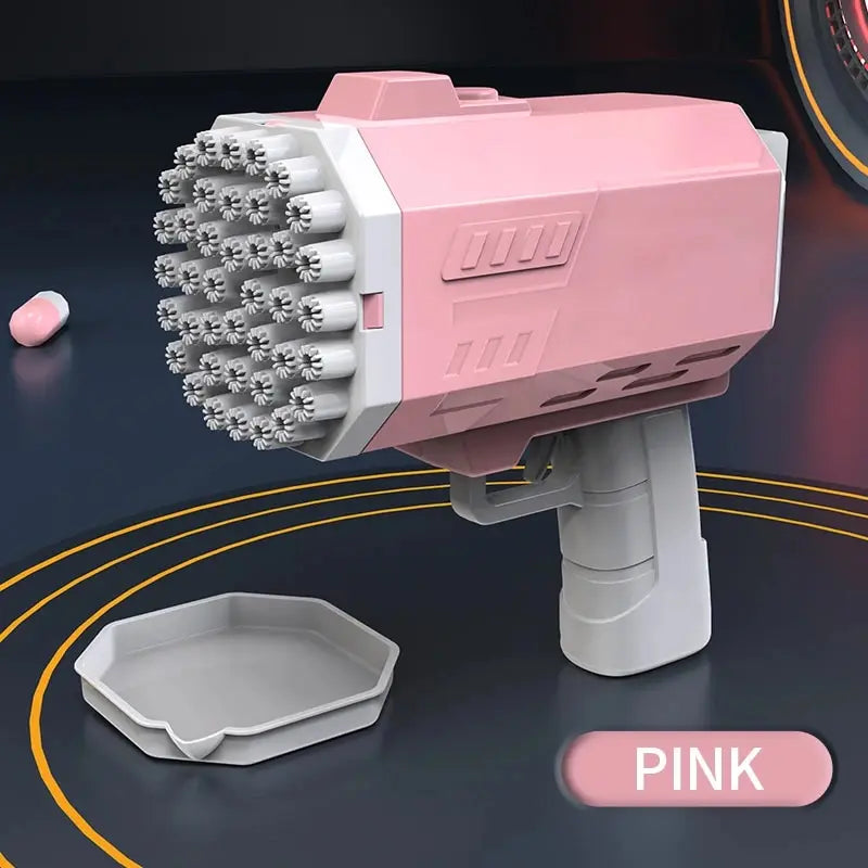 Pistola de burbujas automatica