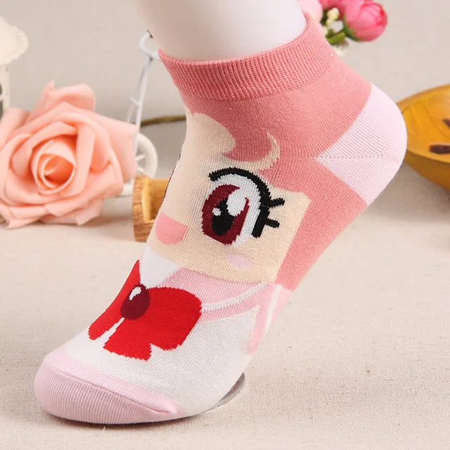 Set calcetines de algodón mujer diseño Sailor Moon