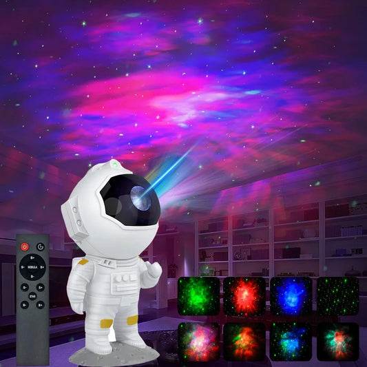 Astronauta proyector de estrellas