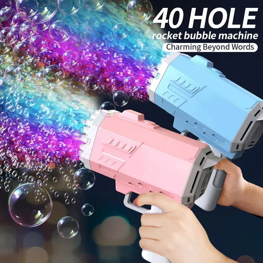 Pistola de burbujas automatica