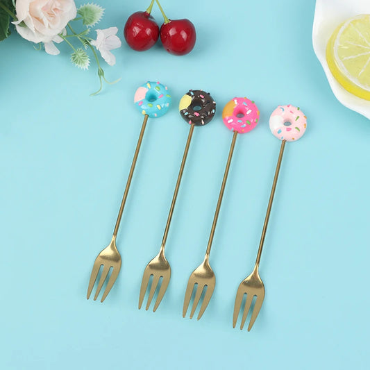 Set 4 piezas cubiertos para postre