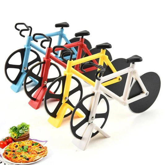 Cortador de pizza diseƱo bicicleta