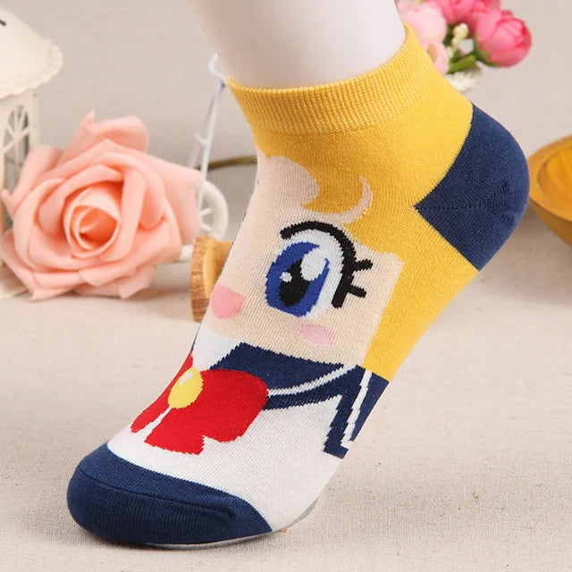 Set calcetines de algodón mujer diseño Sailor Moon