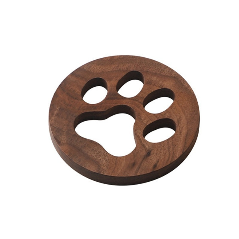 Tabla de madera natural con diseño petlover