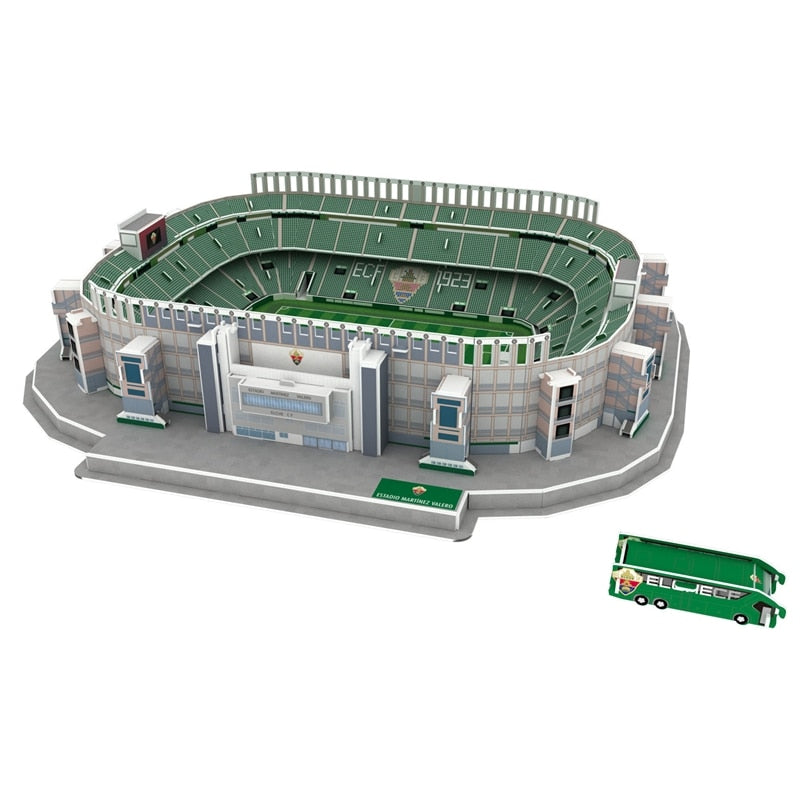 Rompecabezas 3D estadios futbol mundial