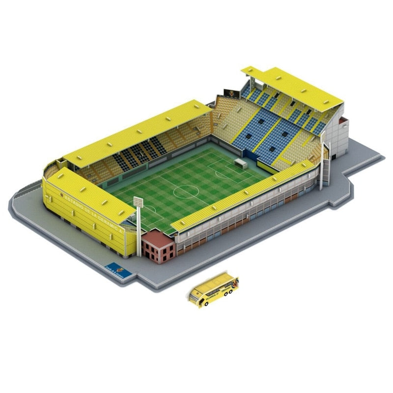 Rompecabezas 3D estadios futbol mundial