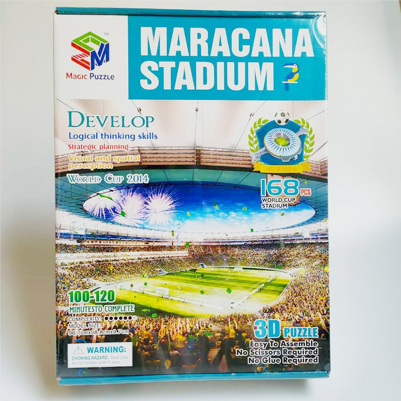 Rompecabezas 3D estadios futbol mundial