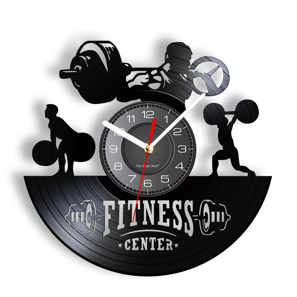 Reloj Vinilo Fitness