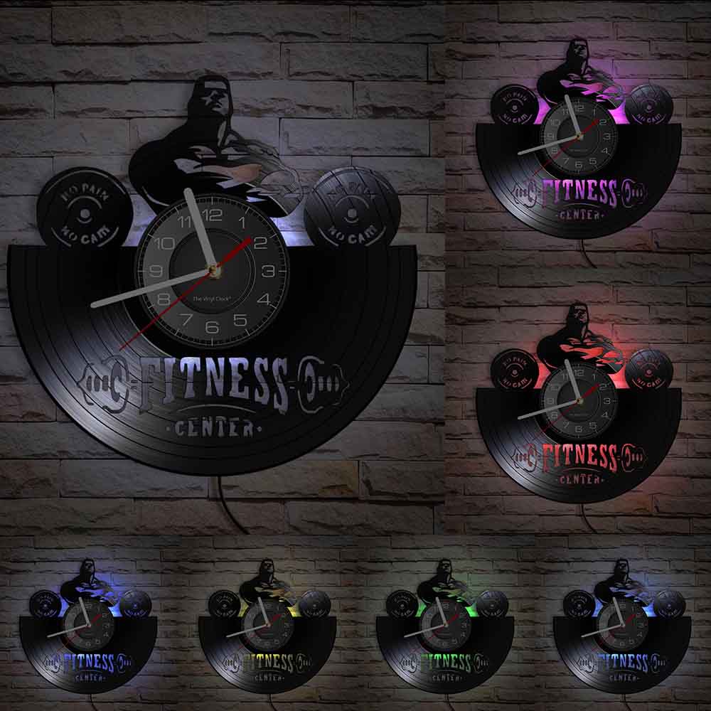 Reloj Vinilo Fitness