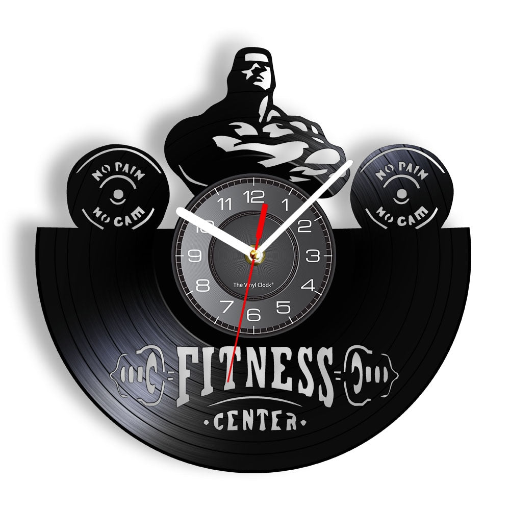 Reloj Vinilo Fitness