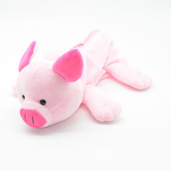 estuche peluche cerdito