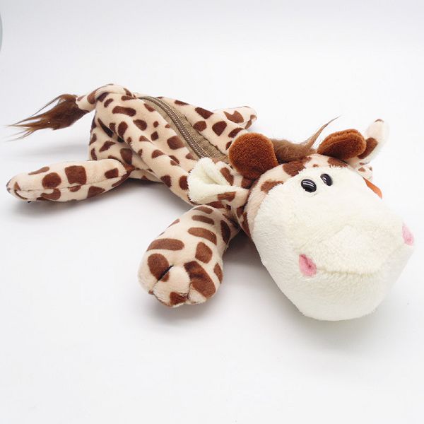 estuche peluche jirafa